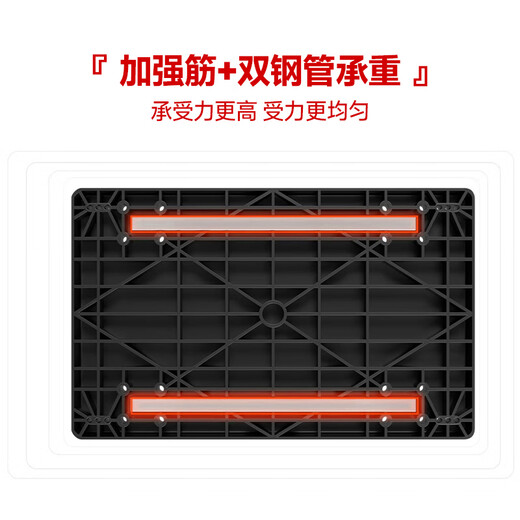 Leyou Baiyi small trolley flat trolley 72*47cm 4 inch TPR light sound wear-resistant load-bearing 500Jin Jin is equal to 0.5kg decoration moving small trailer transport truck small puller pull truck folding trailer