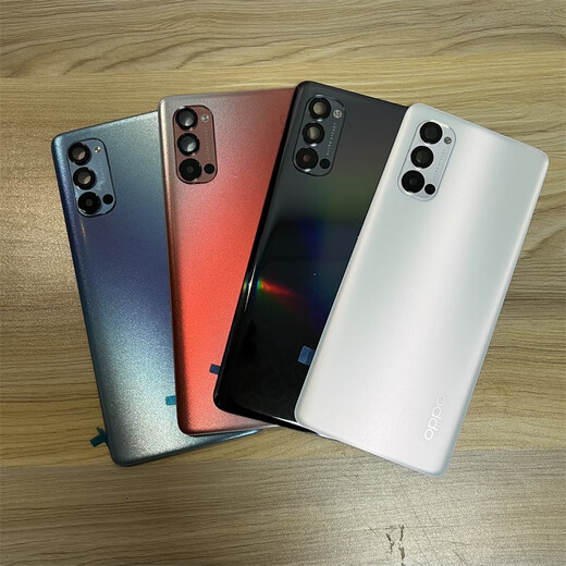 Suitable for opporeno3pro original glass back cover 4pro original disassembly rear case reno4 mobile phone rear screen battery Reno3Pro glossy blue starry night comes with frame