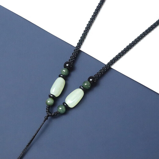 BJYL pendant lanyard jade pendant jade Buddha male jade necklace rope jade high-end hand-woven men's and women's lanyard exquisite lanyard adjustable