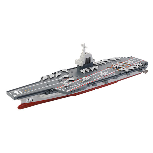 Shantou Lincun Boy's 2.4G remote control boat can be launched into the water Fujian No. 003 Chinese aircraft carrier high-altitude carrier children's frigate toy Xianniu Fujian ship_2.4G simulated remote control aircraft carrier 5v charging head + 2 No. 7 remote control batteries + screwdriver