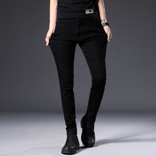 Pantalones de hombres de jeans negros de alta gama de Lee Kids