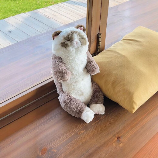 Sunlemonoriginal Japan sunlemon soft simulation cat doll knee sleepy cat plush toy doll gift tuxedo sleepy cat P-1283 height 47 cm * width 22 cm