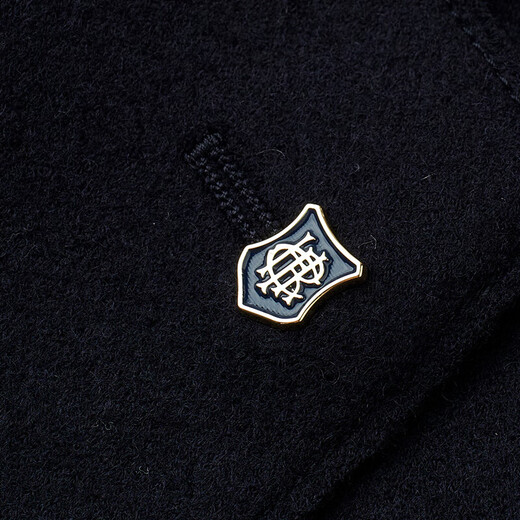 HAZZYS Men's Suit Business Commuting Suit Raw Edge Wool Single Suit Men's ASUZJ0BDJ11