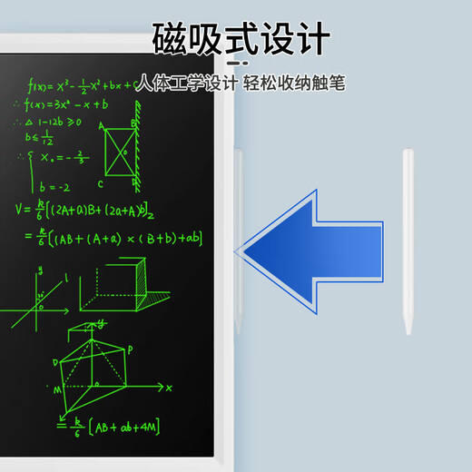 Shenyi Planche à dessin pour enfants Tableau d'écriture LCD 24 pouces Cours en ligne Enseignement Bureau Réunion Devoirs Tutorat Peinture Graffiti Tableau d'écriture Électronique Blanc Tableau noir en direct Mise à niveau de qualité 24 pouces - Blanc