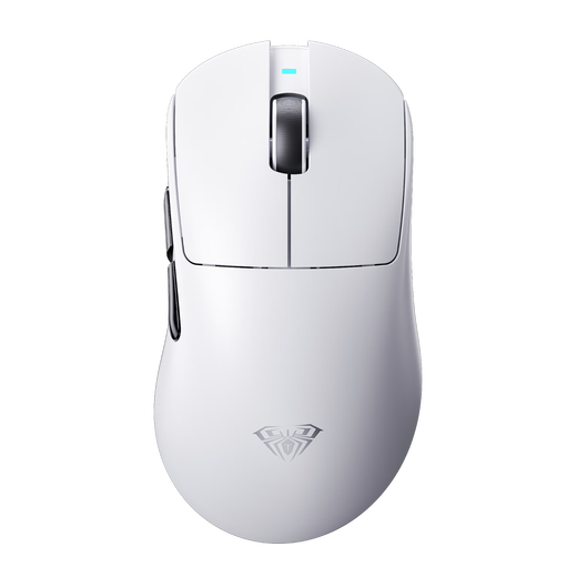 Wolf Spider (AULA) High-End-Gaming-Maus der SC900-Serie, kabellose 2,4G/Bluetooth/kabelgebundene Drei-Modus-Verbindung, leicht, Hot-Swap-fähiger Akku, austauschbar, maximale Dual-8K-Return-Rate, einzelner Akku SC900-white-PAW3395