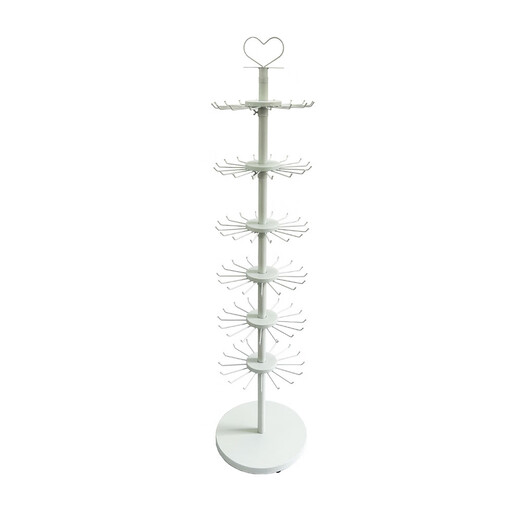 Yonghuan Sechs-Layer Windmill Frame Keychain Mall Stationery Store Rotary Jewelry Hanger Display Rack Bodet Metal Regal Schwarz einstellbar 6 einstellbare 9435x435x1900