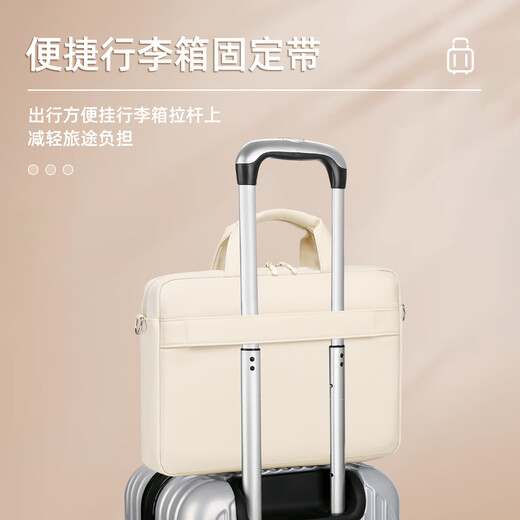 Qingxi laptop bag, portable shoulder bag, large capacity for men and women, suitable for Apple, Huawei and Lenovo Savior 15.6/16 Jiaoyuemi-3D velvet airbag + SBS brand zipper, suitable for 15-16.1 inch computers