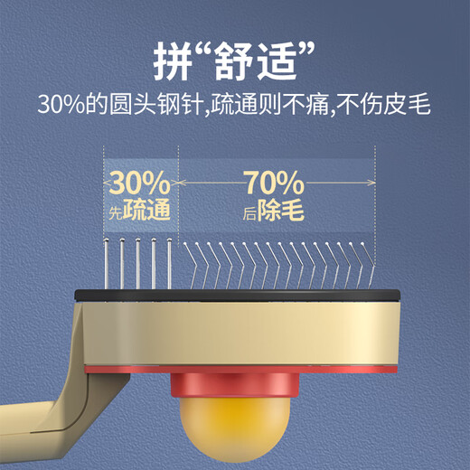 Leyoupai cat comb to remove floating hair comb, knot-opening comb, needle comb, cat hair cleaner, dog comb, ping pong comb