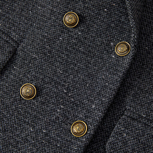 She Pool Lapel Suit 2026 Spring New Women's Fashion Temperament Double-breasted Loose Suit