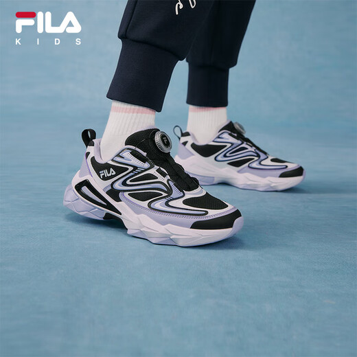 FILA children's running shoes 2025 winter men's and women's middle and large children's sports shoes time and space