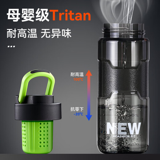 Xiduomi water cup men's sports water cup tritan student large-capacity tea separation cup summer portable drinking water cup