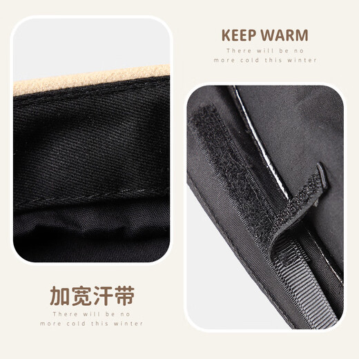 MINISO Hat Women's Autumn and Winter Simple Casual Versatile Face Showing Small Fashion Retro Women's Beret Black