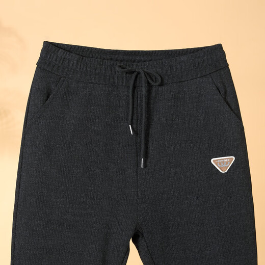 Middle-aged and elderly women's cotton pants thickened warm pants loose winter comfortable breathable warm deep autumn and winter thickened cotton pants Khaki 2537 3XL recommended 115-130Jin Jin equals 0.5 kg