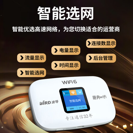 Bird portátil wifi6 oficial auténtico 2025 nueva selección de red inteligente wifi portátil móvil top ten rankings estudiantes oficina selección de red inteligente coche portátil inalámbrico modelo insignia 3000 mAh selección de red inteligente WiFi6