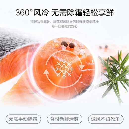 Haier Refrigerator 450L Multi-door French White Ultra-thin Embedded WIFI Smart New Level Dual Frequency Air-cooling Household Large Freezing Power Maternal and Infant Model BCD-450WGHFDEDW9U1