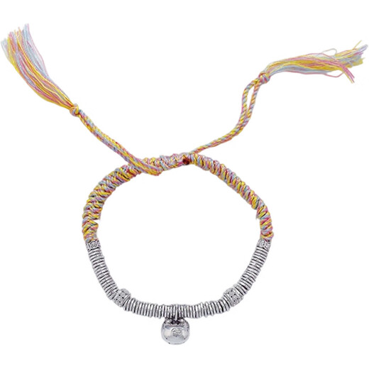 CHINA GOLD pt950 platinum small fat lucky coiled rope bracelet birthday Valentine's Day gift for girlfriend and wife about 13.73g