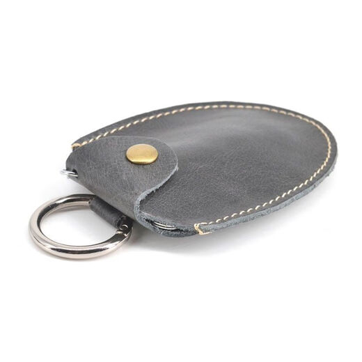 Kabena Small Round Elephant Car Bag Bag Men's First First Capeta Caquero Bolsa de la llave de la llave de la llave Billetera Carril colgante Bag Key Retro Oily Brown