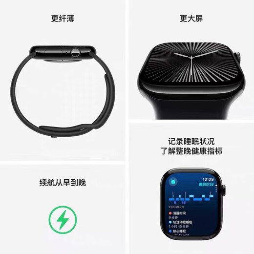 Xiaomi Buyi 2025 New Smart Watch No. 1 All-day Blood Pressure Blood Sugar Heart Rate Health Monitoring NFC Payment Access Control Bluetooth Call Sports Phone Watch for Men and Women Couple Extreme Night Black-ProMax-Top Model-NFC-Singdong Island