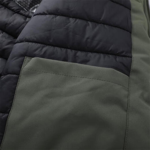 Mizuno outdoor cotton-padded jacket for men, hooded cotton-padded jacket, windproof and warm mountaineering cotton-padded jacket, black 3XL