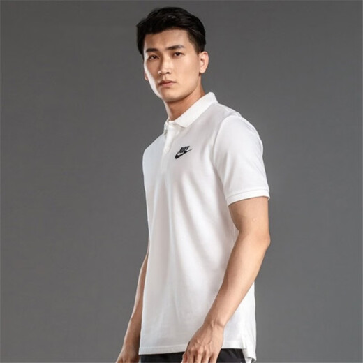 耐克（NIKE）短袖男2025春季款宽松显瘦商务休闲polo衫运动透气T恤909747 FN3895-063/纯棉 S /100-120斤