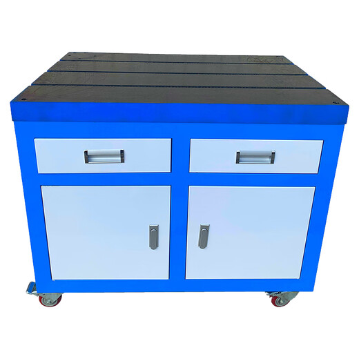 Kezitu tapping machine platform cabinet 600*900 tapping machine tool cart cast iron T-slot fitter workbench 500*800 500 800 cabinet workbench workbench