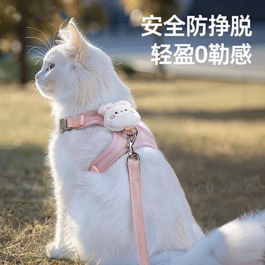 Cat traction rope when going out to prevent cats from breaking away