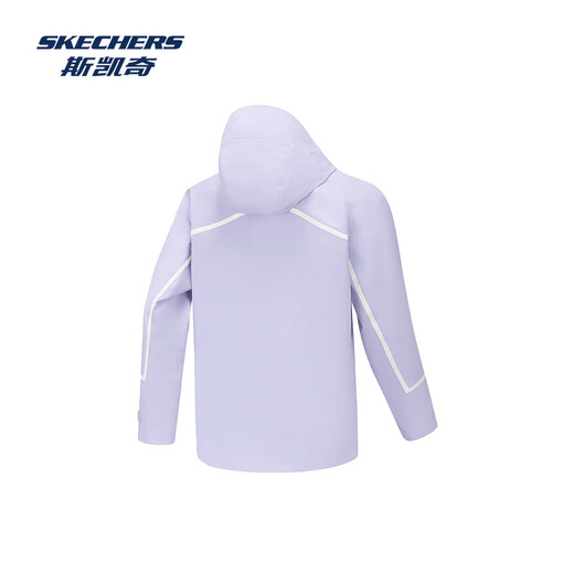 斯凯奇（Skechers）魔方2.0三合一冲锋衣2025年男女防水透湿运动登山户外保暖两件套 【女款】石楠紫/00FW M