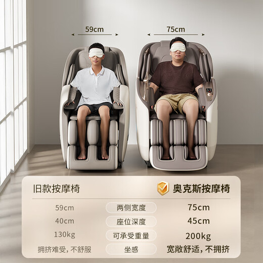 AUX Super Subsidy Plus 2025 New Massage Chair 603R Home Space Capsule Full Body Sofa 3D Movement Kneading Intelligent Electric Multi-Function Small Recliner for Middle-aged and Elderly 3D Stainless Steel Movement + SL Dual Guide Rails Phantom Gray Recommended Luxury Gifts for Procurement and Sales Blockbuster New Products Subvert the Industry丨All-around Sales King