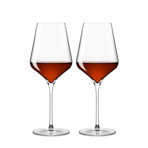 Cheer red wine glass household goblets imported from Germany Bordeaux red wine glass lead-free crystal wine glass 2 pieces