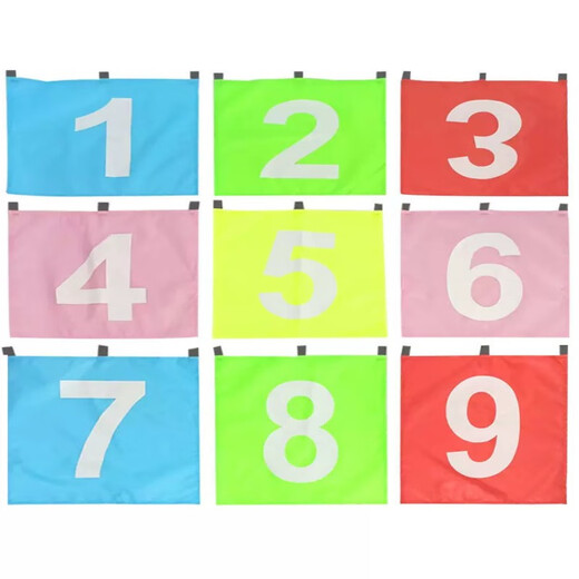 Frisbee Net Digital Cloth Numbers 1-9 (Digital Cloth Only)