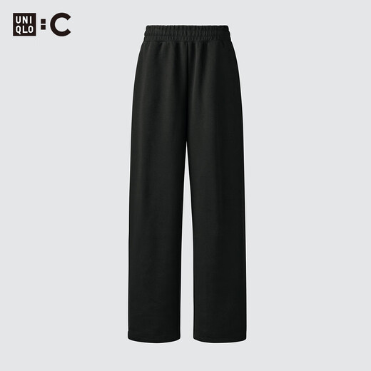 UNIQLO collaboration men's and women's loose sports trousers casual pants extra length 477878 09 black L