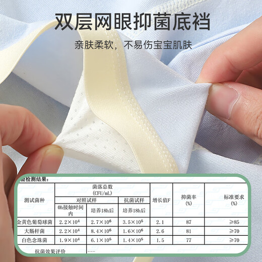 Yu Zhaolin children's underwear boys pure cotton boy baby boxer briefs 6-12 years old middle and large children without clip PP boxer shorts