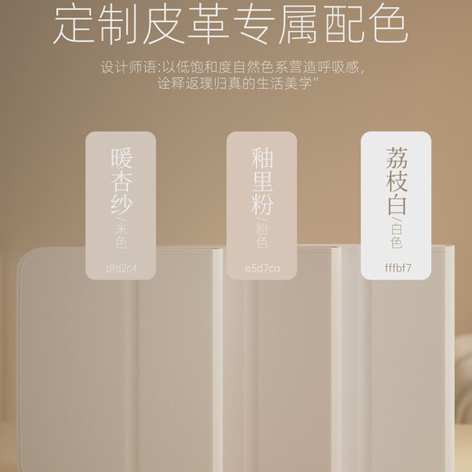 Mirror makeup mirror LED with light portable folding desktop desktop student dormitory home travel white large size three-button control folding portable -4800AH