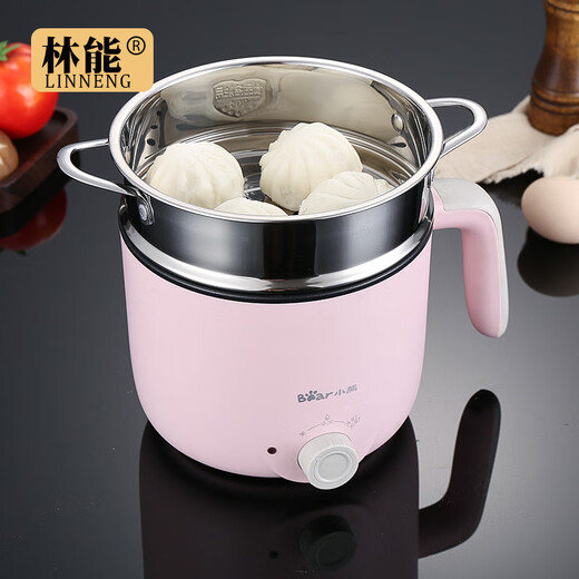 Ye Yu 304 stainless steel steamer steamer household thickened steamer basket steamer universal steamer milk pot integrated cage free thickened version (without pot ears) with 16cm