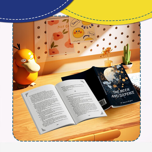 月亮与六便士THE MOON AND SIXPENCE英文原版毛姆原著正版经典世界名著英文小说 初中高中课外阅读英语小说推荐