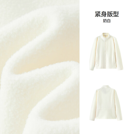 Semir jacket women's split tight stand-up collar jacket slimming 2025 winter anti-static polar fleece inner 109725108002