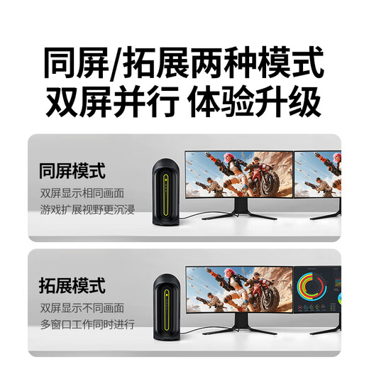 Greenlink DP to HDMI adapter 4K HD DisplayPort male to female video converter suitable for computer graphics card desktop to monitor projector cable 65367