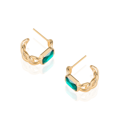 AJIDOU Ajidou earrings, the same style in offline malls, fashionable and simple crystal earrings, light luxury design, Chinese Valentine's Day gift