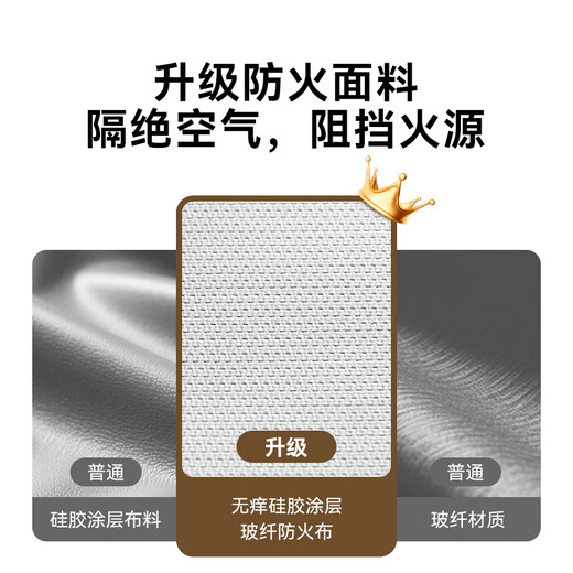 MOMAX fire-proof bag, waterproof and moisture-proof document bag, fully fire-proof and explosion-proof, edging, safe, flame-retardant, protects important documents and information, seals, large capacity, high temperature resistance, large size