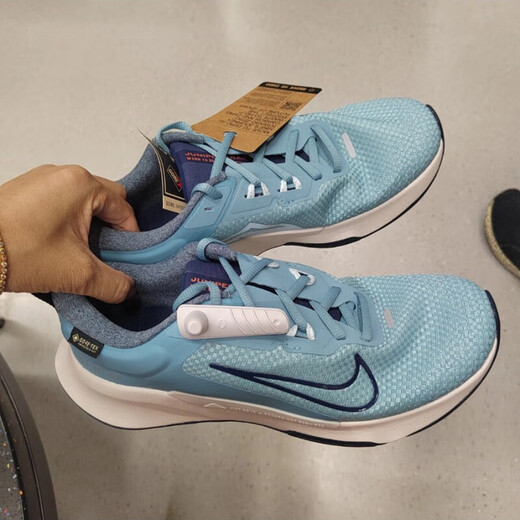 Nike (NIKE) chaussures pour hommes 2025 nouvelles chaussures de sport Juniper Trail GORE-TEX chaussures de course de fond HM9734-402 bleu/tissu GTX 45