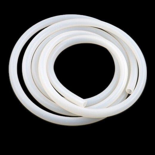 整卷乳白硅胶管半透明耐高温软管弹性抗老化工业级橡胶软管加工 2*4840米