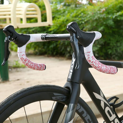 Raft core bicycle handlebar wrapping Sakura road mountain handle cover non-slip wear-resistant shock absorption multi-color optional White and pink Sakura series Sakura series xt professional grade handlebar tape