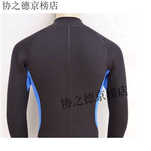 Diving thermal suit 5mm one-piece wetsuit men's thickened river suit with hood winter swimsuit surfing suit hooded thickness 5mm XS
