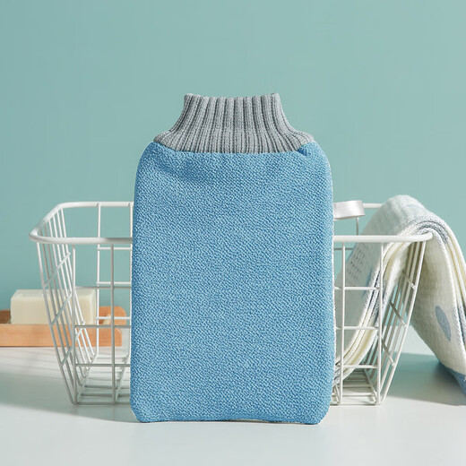 Germany 2025 Northeastern old-fashioned bath towel thick and powerful rub mud and gray men's special bath towel rub bath artifact hand Nordic gray thick and fine double sand