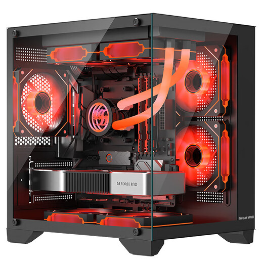 ASUS family-friendly sea view room host i3 13100F/RX7600XT/RTX5060 e-sports online game Dawa/Delta desktop assembly computer RO Ji customized DIY complete machine configuration 2 i3 13100F/RTX3050 6G single host