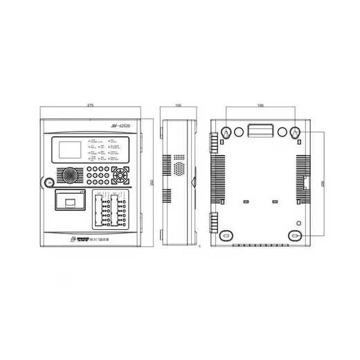 Fire door host JBF62S20 fire door monitoring Jade Bird fire door monitoring controller 62S20 (252 points)