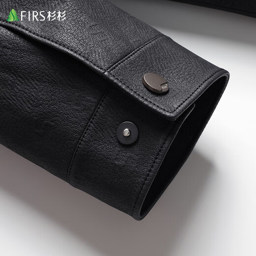 Шаньшань кожаная куртка мужская осенне-зимняя бархатная новая деловая повседневная мотоциклетная кожаная куртка с лацканами для молодежи и среднего возраста мужская рабочая одежда