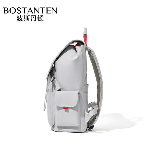 BOSTANTEN men's backpack, student bag, trendy business trip backpack, large capacity 17.3-inch laptop bag