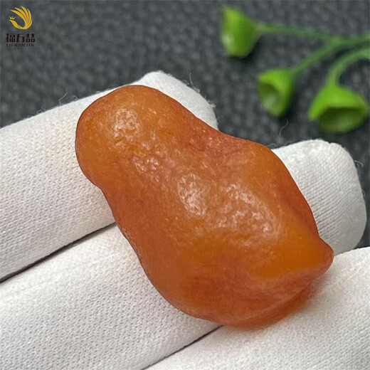 FU WAN ZHE beeswax rough stone pendant, natural Baltic kelp leather amber sea-flooded seed material pendant 7.44g