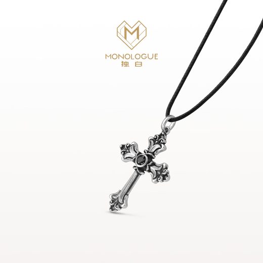 MONOLOGUE Monologue Europa Rhapsody Cross Gem Pendant MJ26 Birthday Gift Premium Classic Couple Cross Pendant
